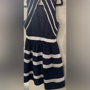 Super cute navy and white C. Luce dress. Size small.